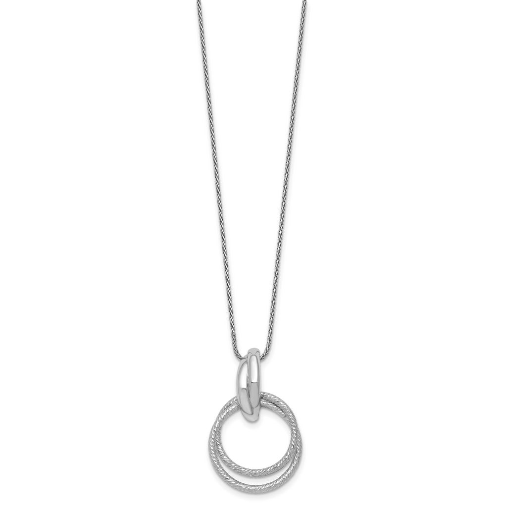 Sterling Silver Spiga Pendant Necklace