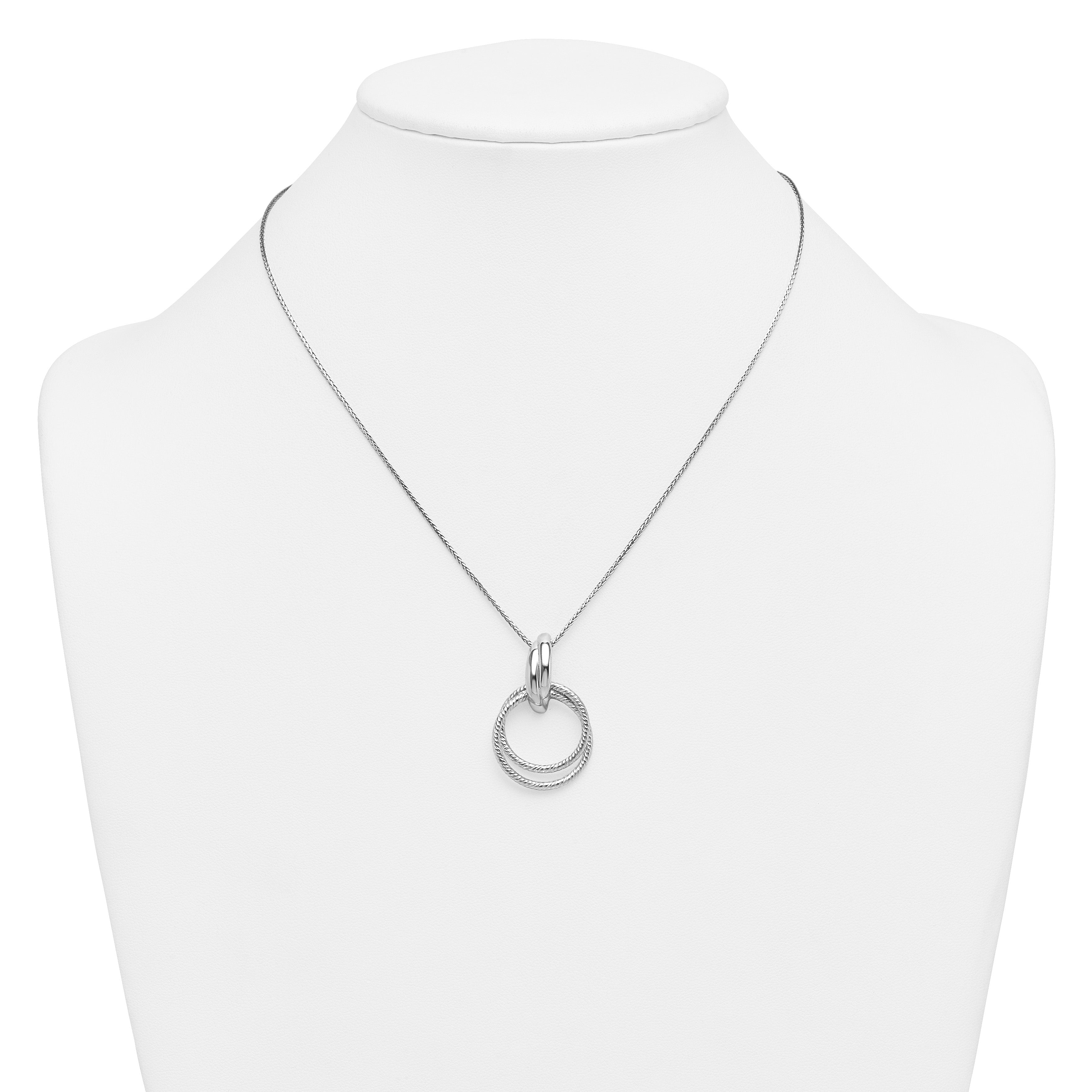 Sterling Silver Spiga Pendant Necklace