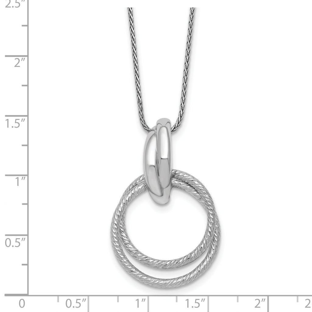 Sterling Silver Spiga Pendant Necklace
