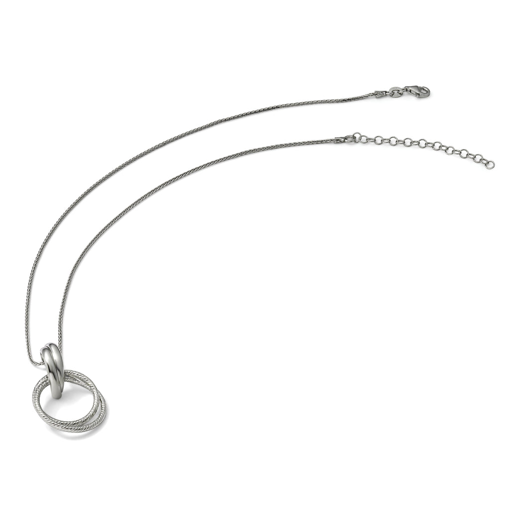 Sterling Silver Spiga Pendant Necklace
