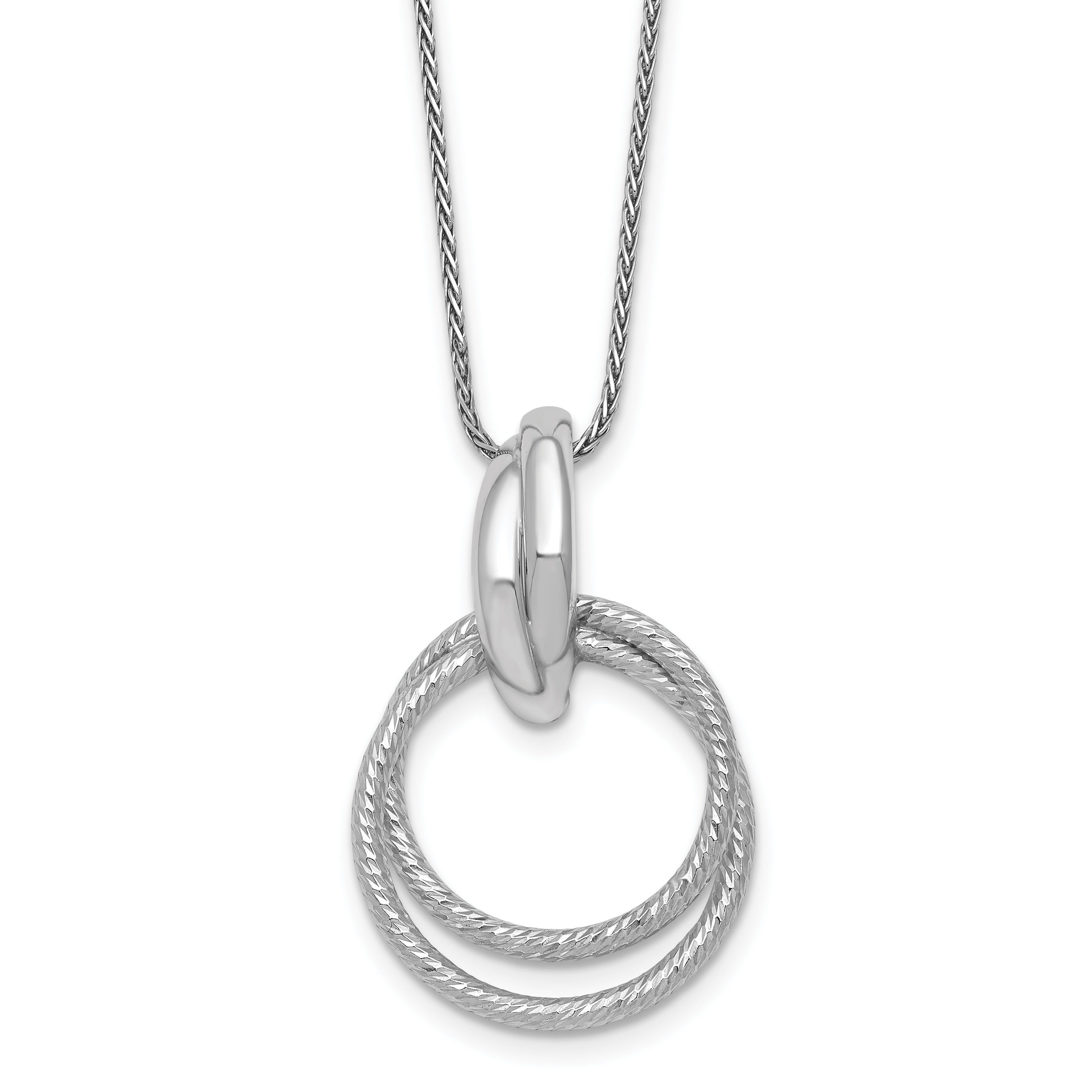 Sterling Silver Spiga Pendant Necklace