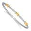 Gold-Plated Sterling Silver Woven Cuff Bracelet