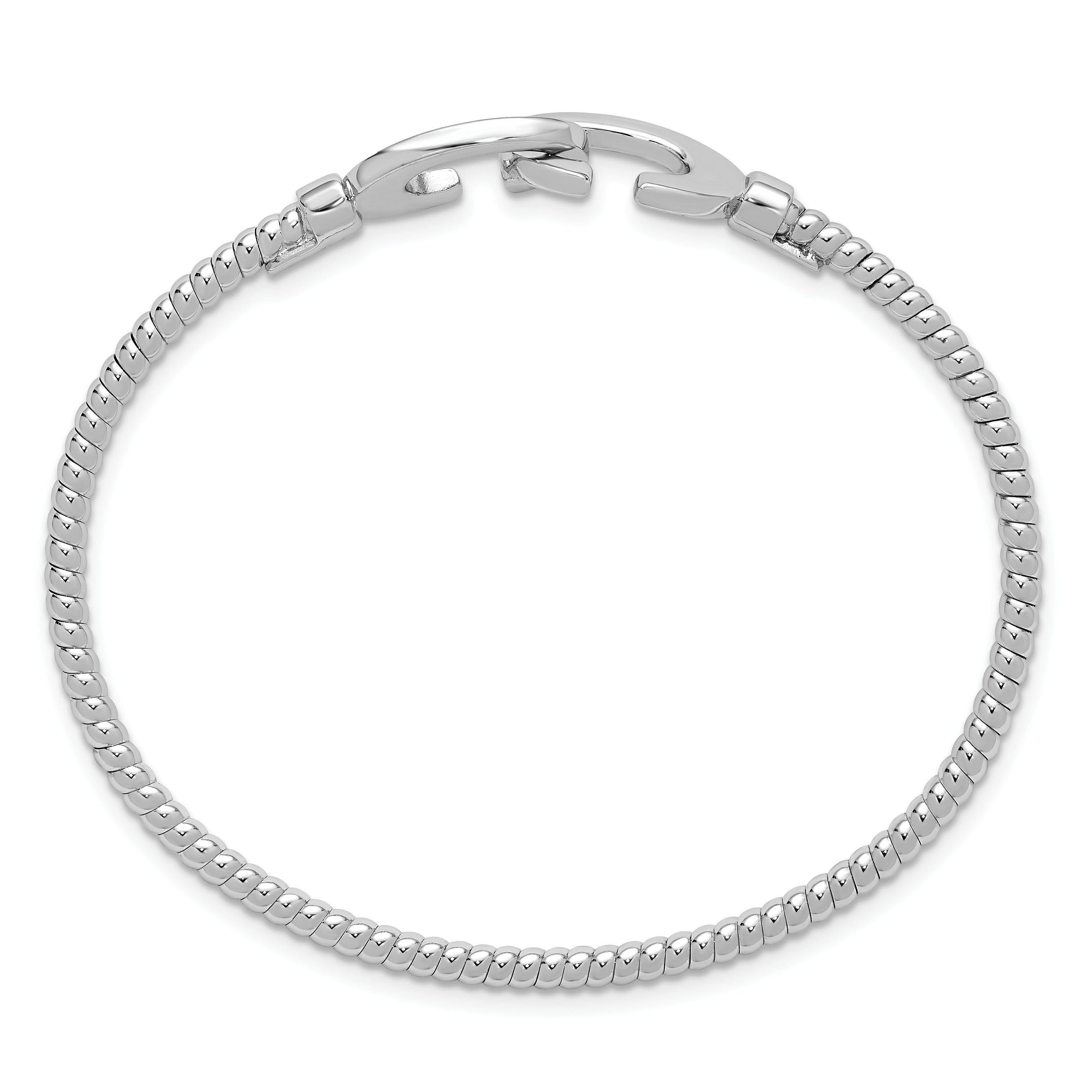 Sterling Silver Twisted Bangle Bracelet