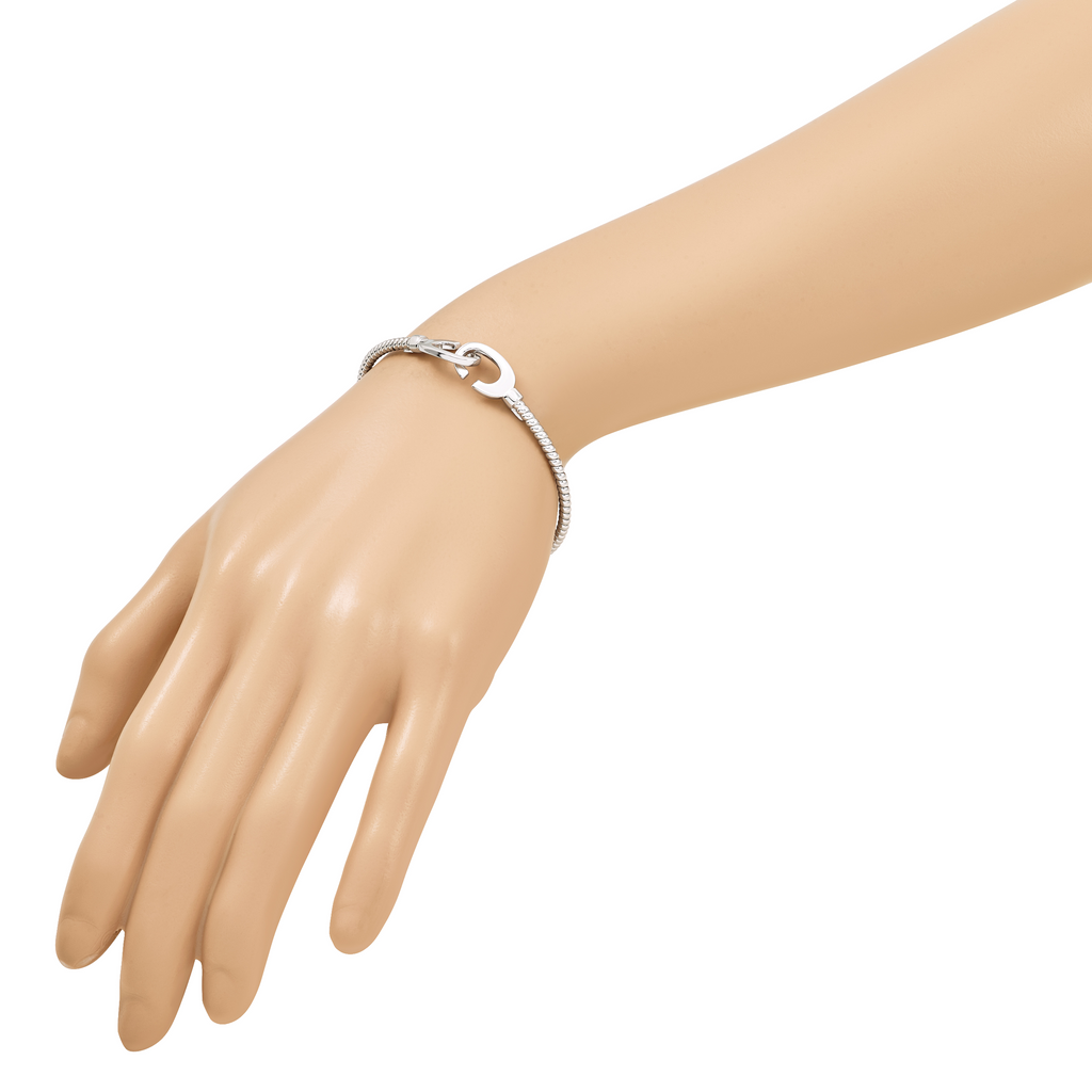 Sterling Silver Twisted Bangle Bracelet