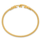 Gold-Plated Sterling Silver Twisted Bangle Bracelet