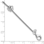 Sterling Silver Polished Bracelet, 8 in