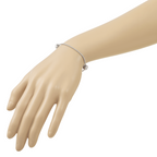 Sterling Silver Polished Bracelet, 8 in
