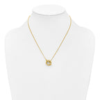 Gold-Plated Sterling Silver Curb Chain Necklace, 18 in
