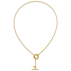 Gold-Plated Sterling Silver Curb Chain Necklace, 18 in