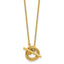 Gold-Plated Sterling Silver Curb Chain Necklace, 18 in