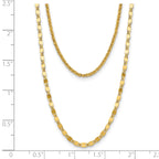 Gold-Plated Sterling Silver Polished Necklace