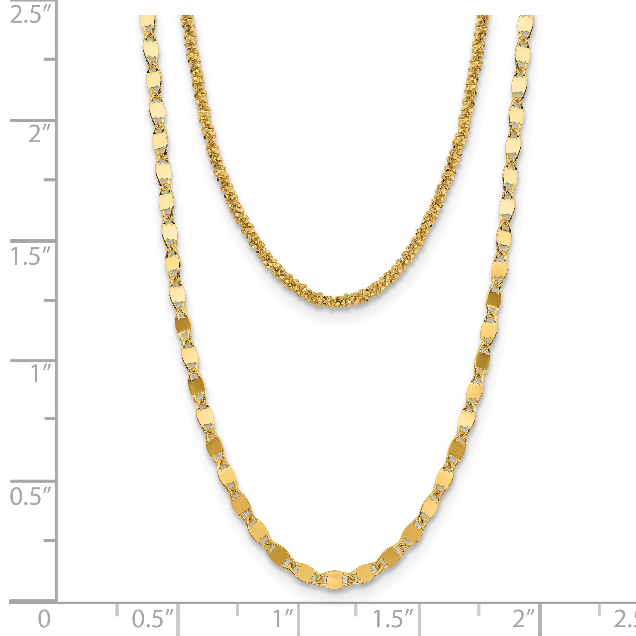 Gold-Plated Sterling Silver Polished Necklace