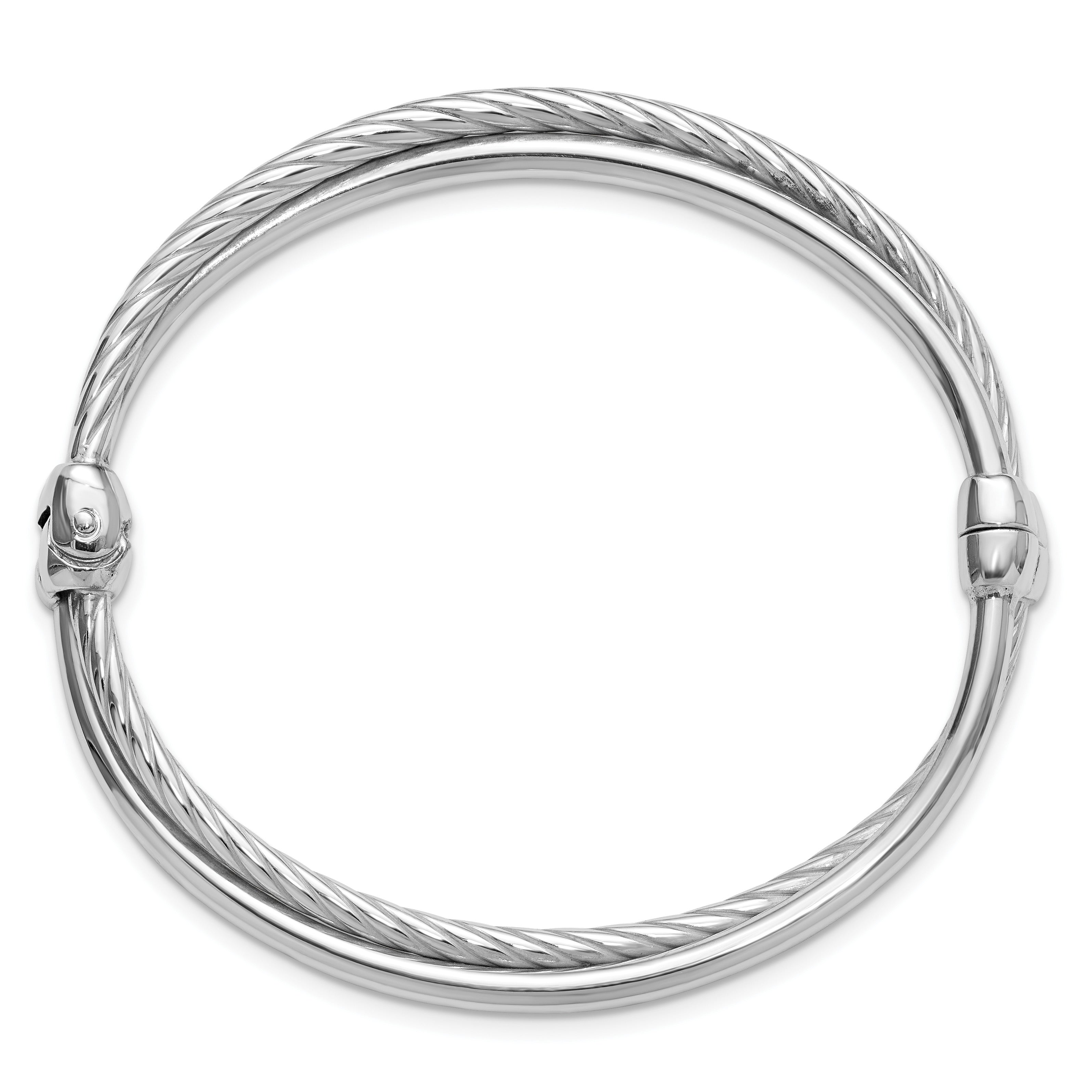 Sterling Silver Twisted Bangle Bracelet
