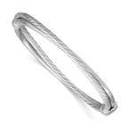 Sterling Silver Twisted Bangle Bracelet