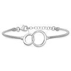 Sterling Silver Textured Bracelet, 8 in