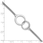 Sterling Silver Textured Bracelet, 8 in