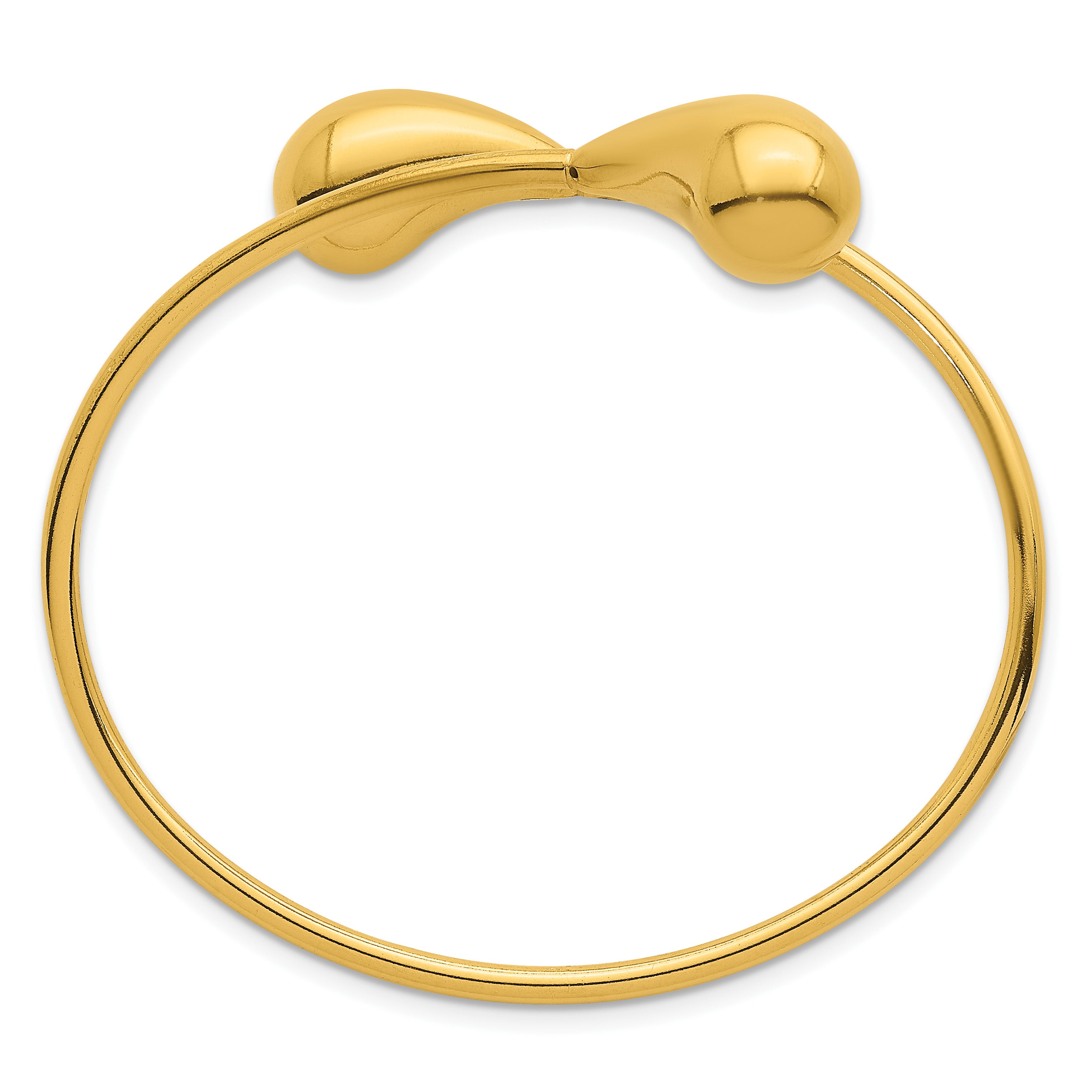 Gold-Plated Sterling Silver Polished Cuff Bracelet
