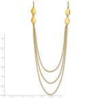 Gold-Plated Sterling Silver Polished Open Link Chain Necklace, 18 in