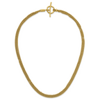 Gold-Plated Sterling Silver Polished Necklace
