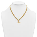 Gold-Plated Sterling Silver Polished Necklace