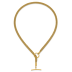 Gold-Plated Sterling Silver Polished Necklace