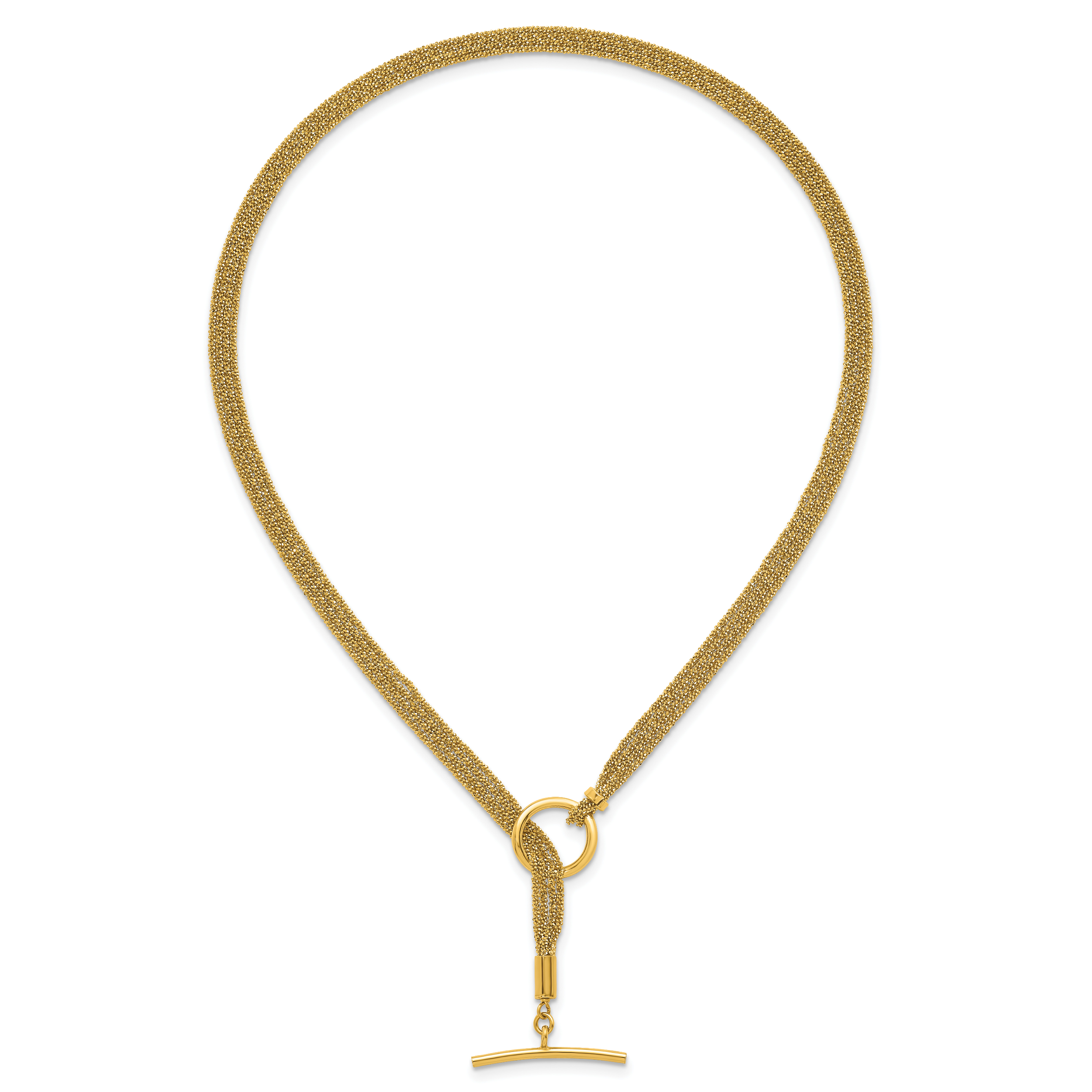 Gold-Plated Sterling Silver Polished Necklace