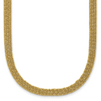 Gold-Plated Sterling Silver Polished Necklace