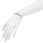Gold-Plated Sterling Silver Polished Bracelet, 7.5 in