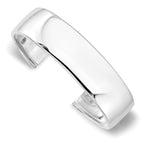 Sterling Silver RH-plated Polished Slip-on Bangle