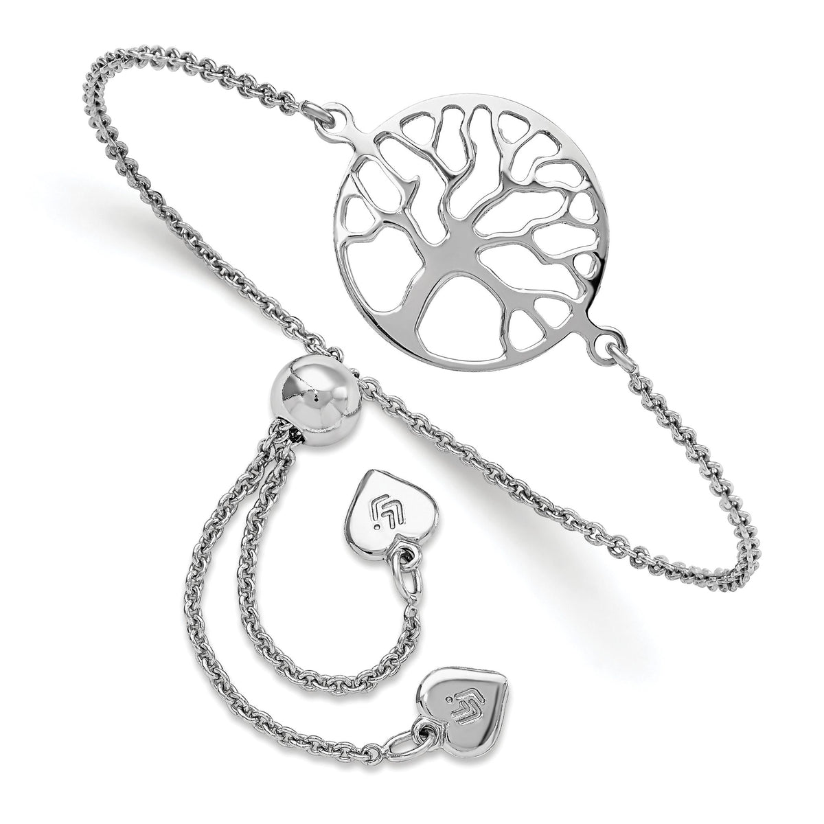 Tree of Life Bracelet in Sterling Silver, Adjustable - Sophia Jewelers Main image