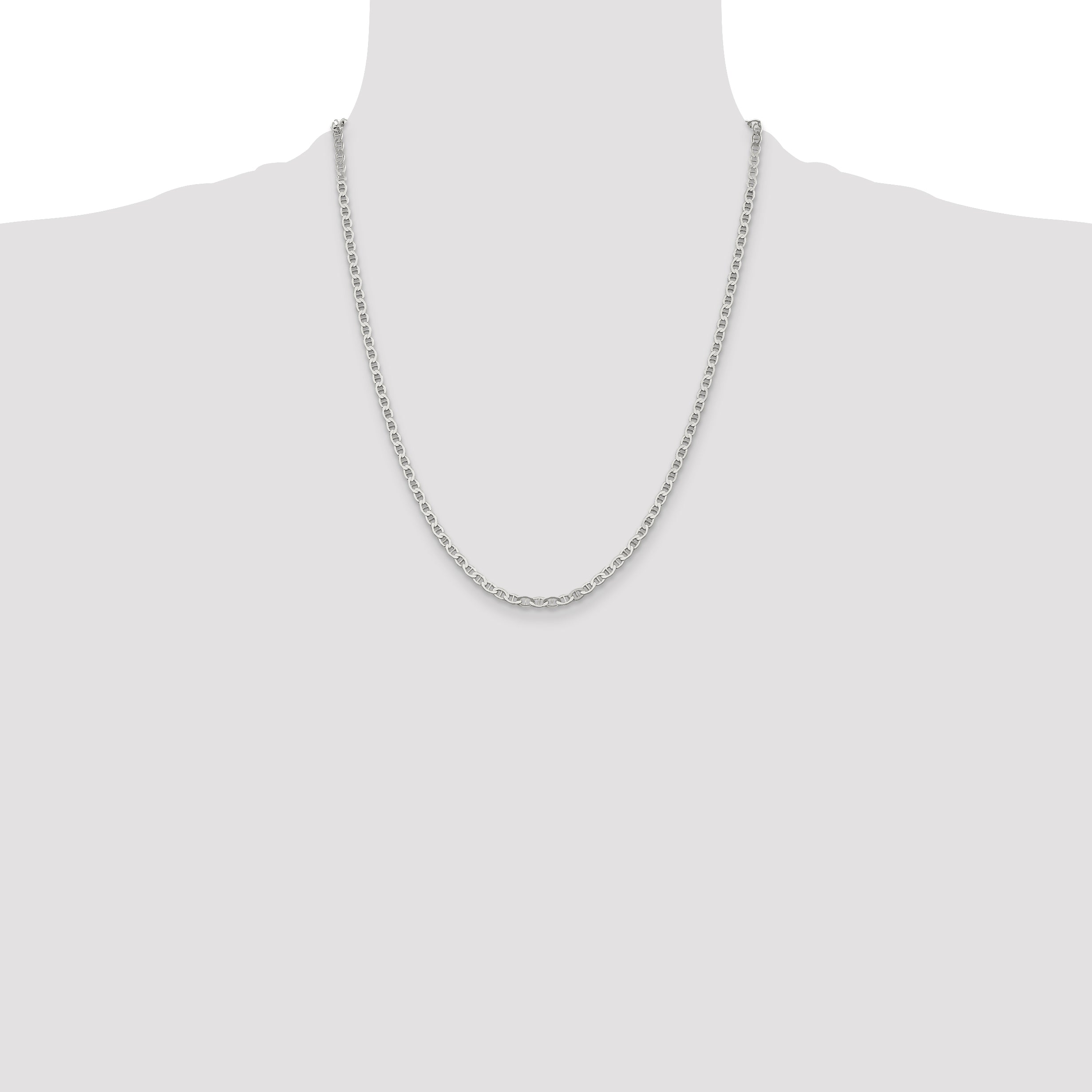 Sterling Silver 3.1mm Flat Anchor Chain