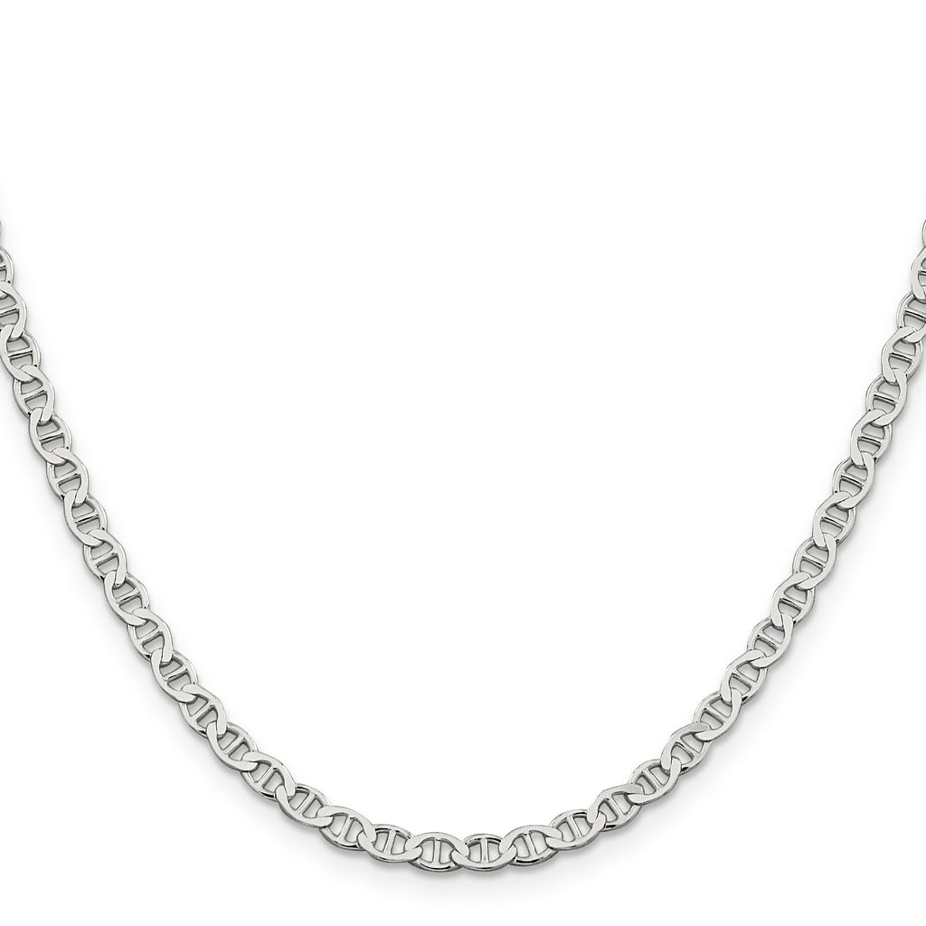 Sterling Silver 4mm Flat Anchor Chain
