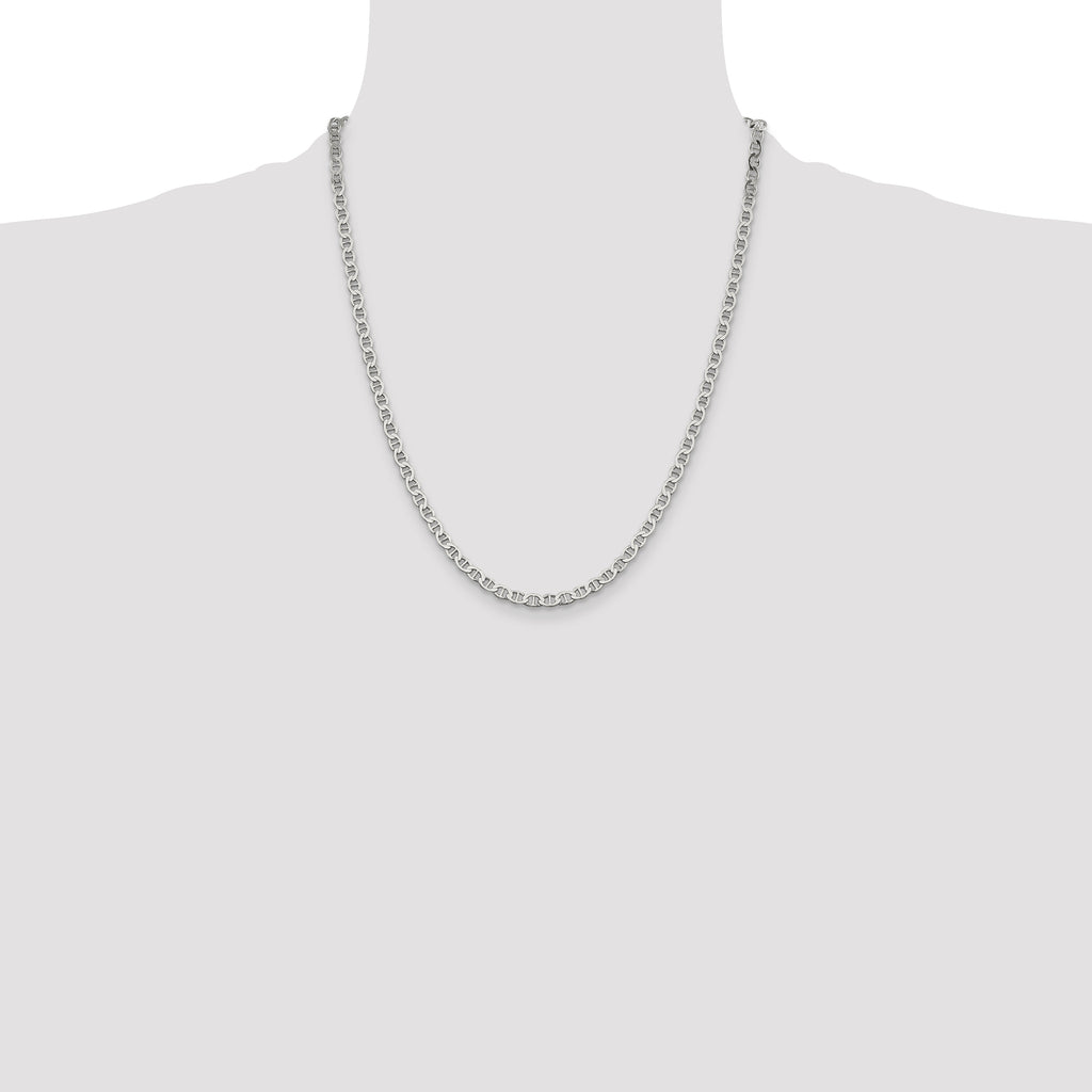 Sterling Silver 4mm Flat Anchor Chain