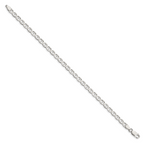 Sterling Silver Anchor Chain Necklace 4.75mm