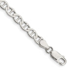 Sterling Silver Anchor Chain Necklace 4.75mm