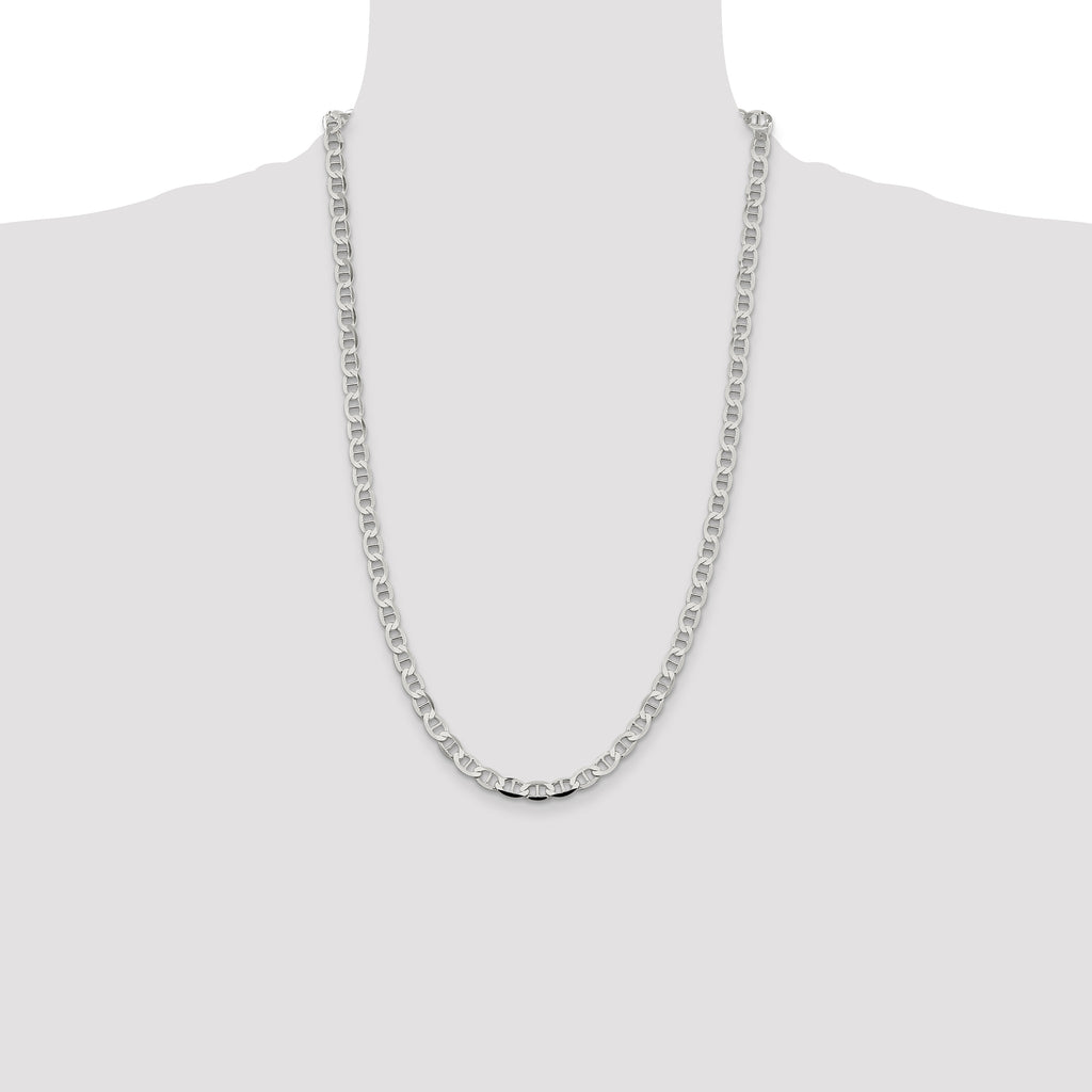 Sterling Silver 5.7mm Flat Anchor Chain