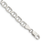 Sterling Silver Anchor Chain Necklace 5.7mm