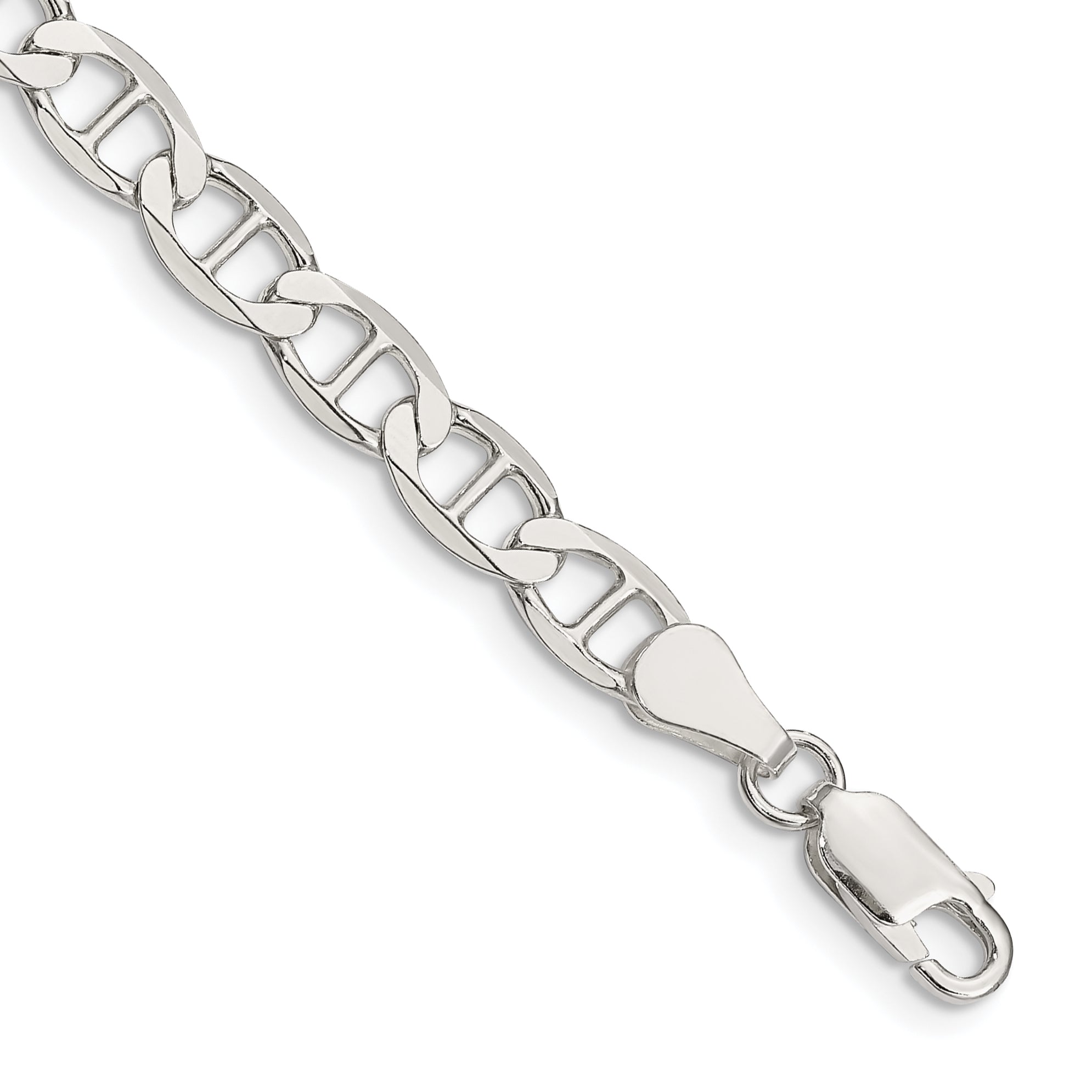 Sterling Silver 5.7mm Flat Anchor Chain