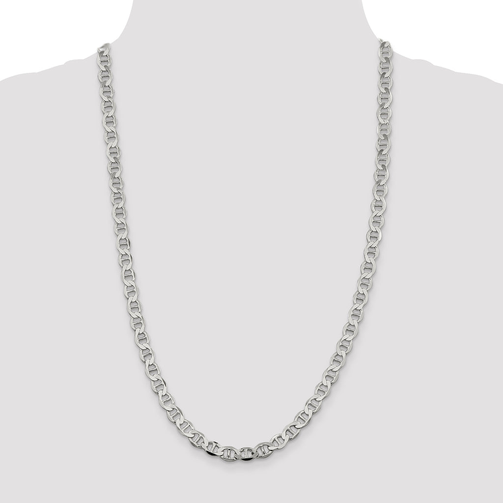 Sterling Silver 7.1mm Flat Anchor Chain