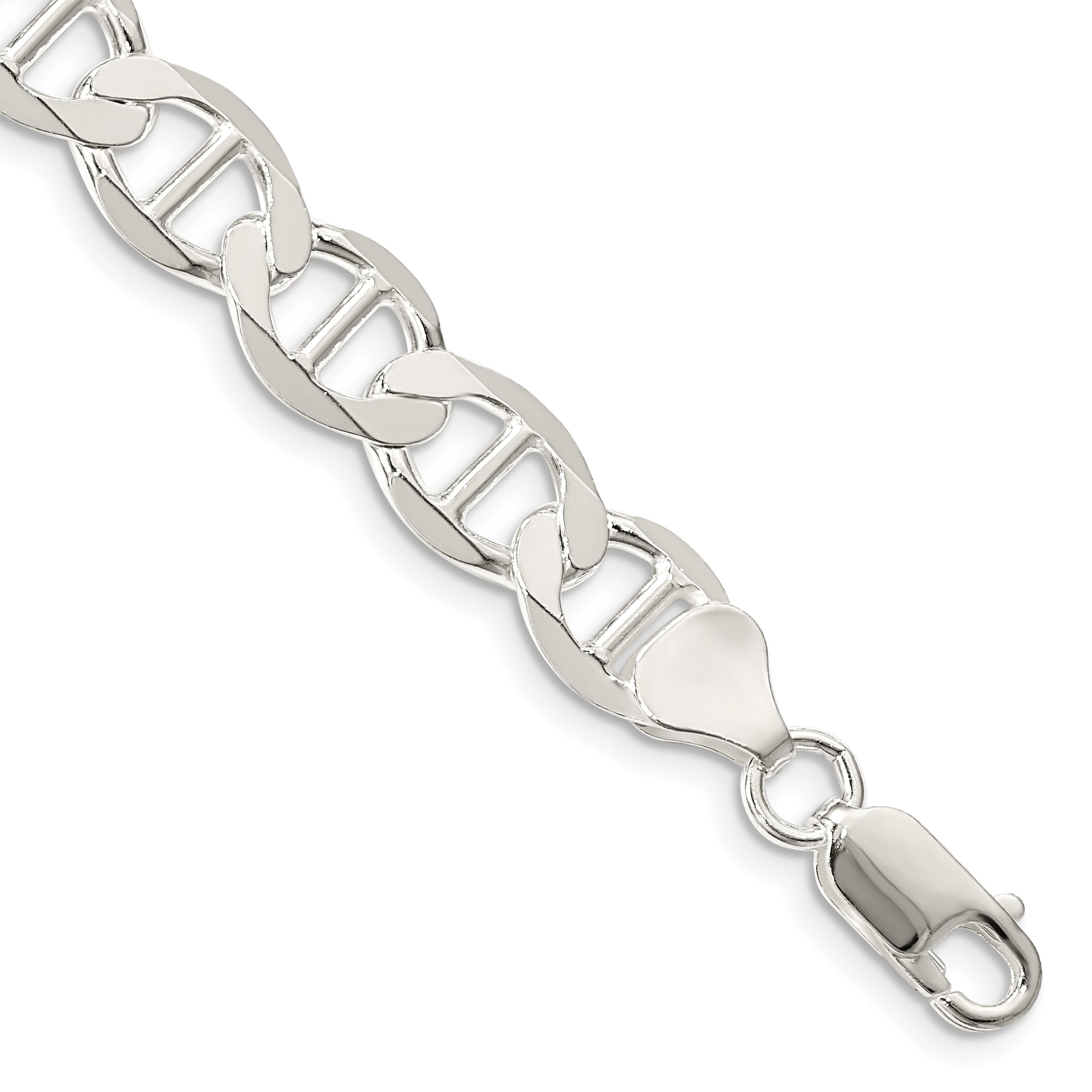 Sterling Silver 8.9mm Flat Anchor Chain Main image