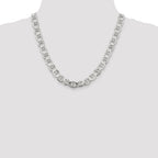 Sterling Silver 9.95mm Flat Anchor Chain