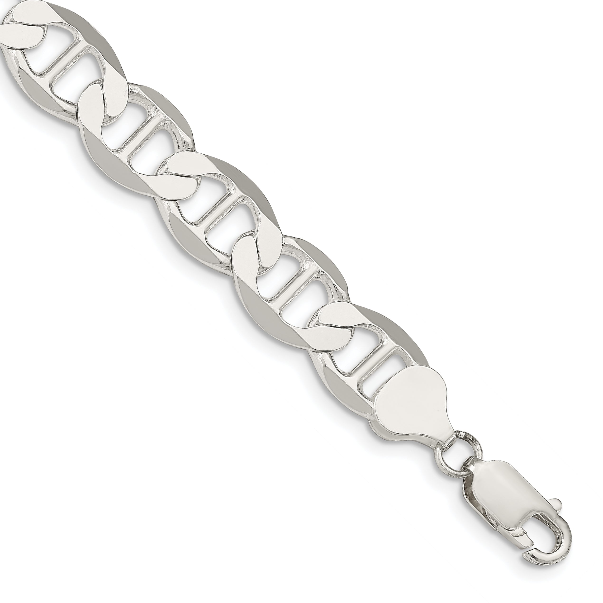 Sterling Silver 9.95mm Flat Anchor Chain Main image