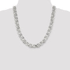Sterling Silver 12.3mm Flat Anchor Chain