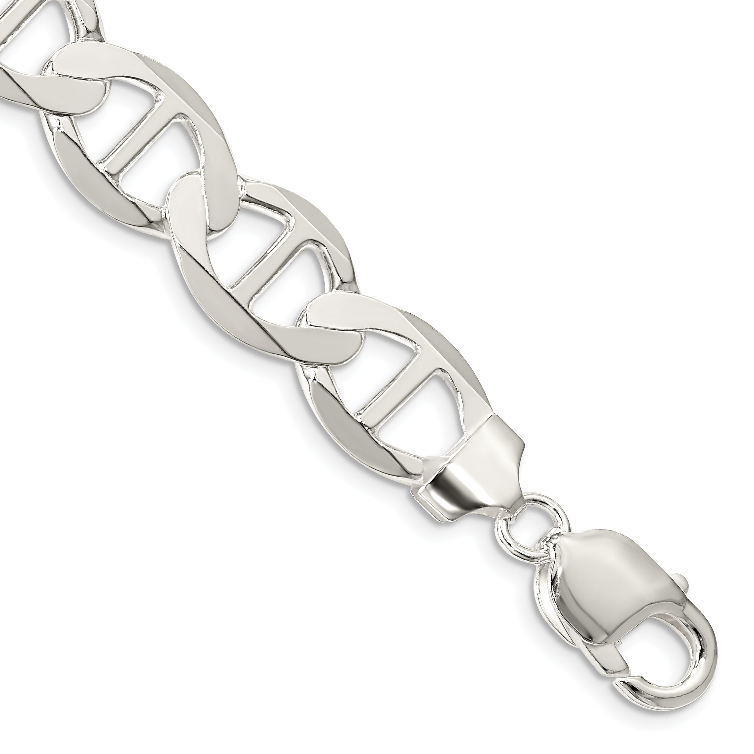 Sterling Silver 12.3mm Flat Anchor Chain Main image