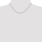 Sterling Silver 1.5mm Open Elongated Link Chain