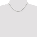 Sterling Silver 2mm Open Elongated Link Chain