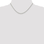 Sterling Silver Open Link Chain Necklace 2.8mm