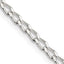 Sterling Silver Open Link Chain Necklace 2.8mm