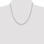 Sterling Silver Open Link Chain Necklace 3.2mm