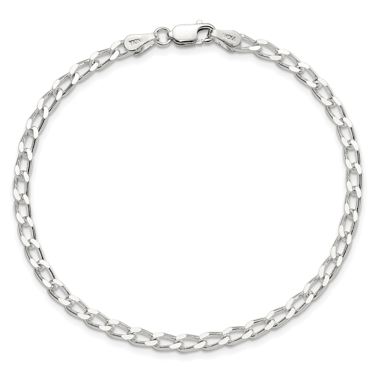 Sterling Silver 3.2mm Open Elongated Link Chain